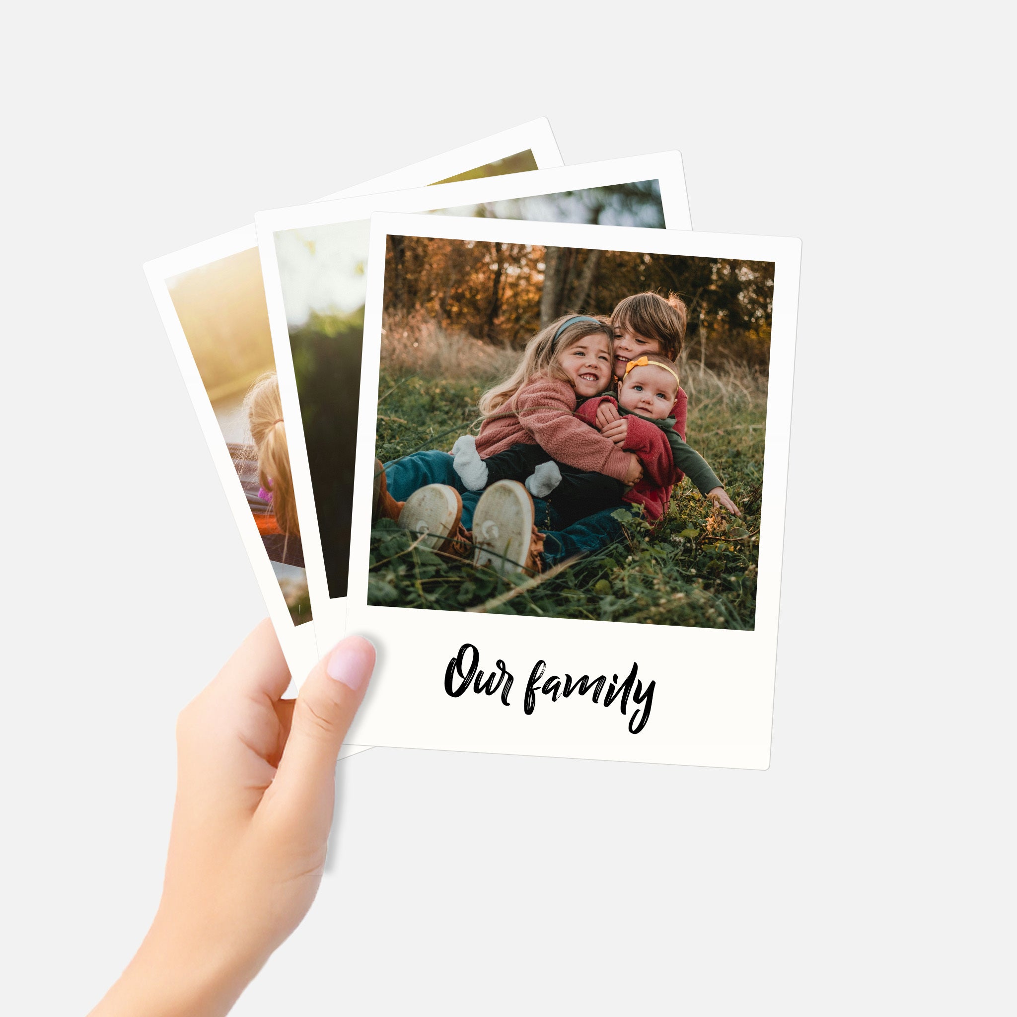 EPIX Retro Fototegels in Polaroid-Stijl | Personaliseer met Eigen Tekst – Magnetisch & Zonder Boren