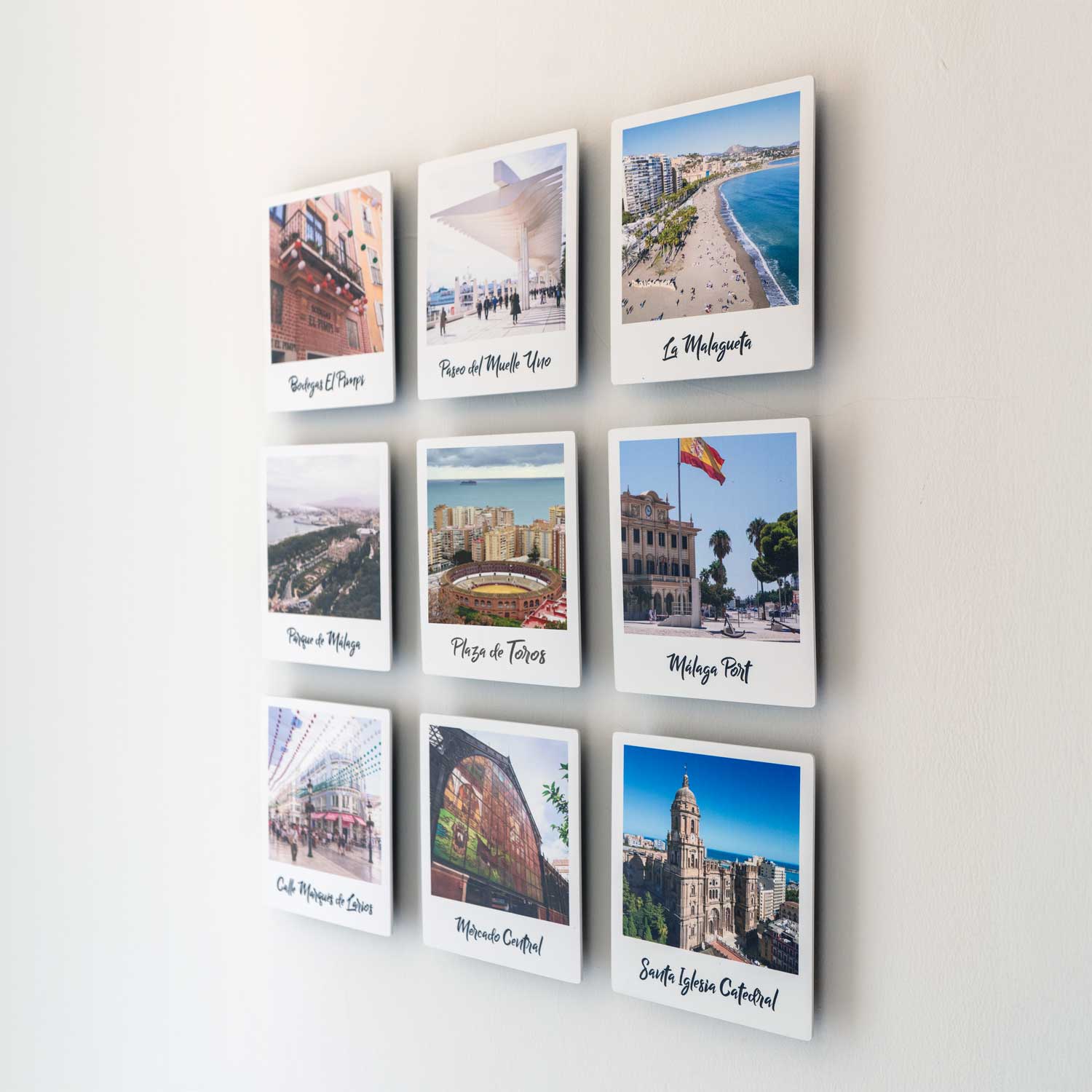 EPIX Retro Fototegels in Polaroid-Stijl | Personaliseer met Eigen Tekst – Magnetisch & Zonder Boren