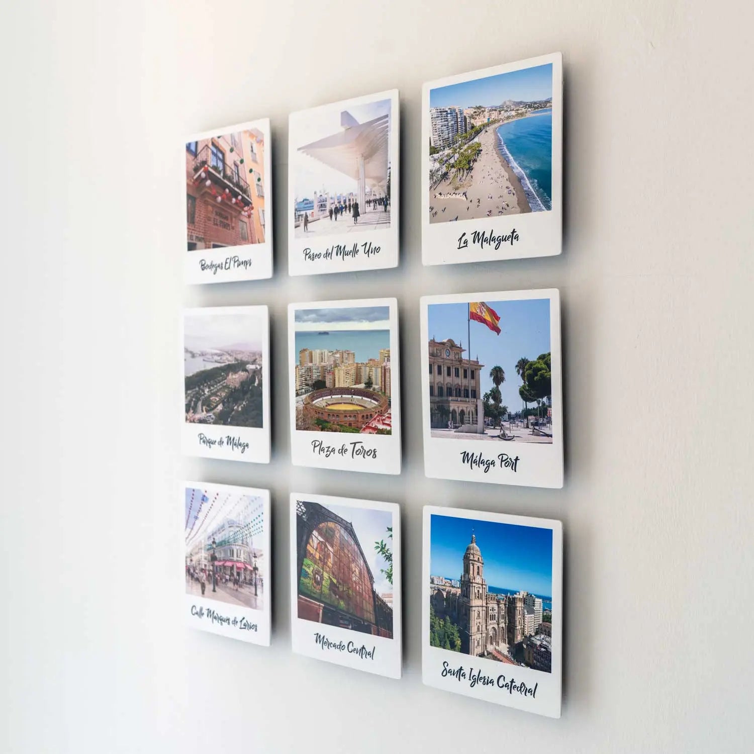 EPIX Retro Photo Tiles in Polaroid-Style | Personalize with a Custom Caption – Magnetic & Damage-Free EPIX