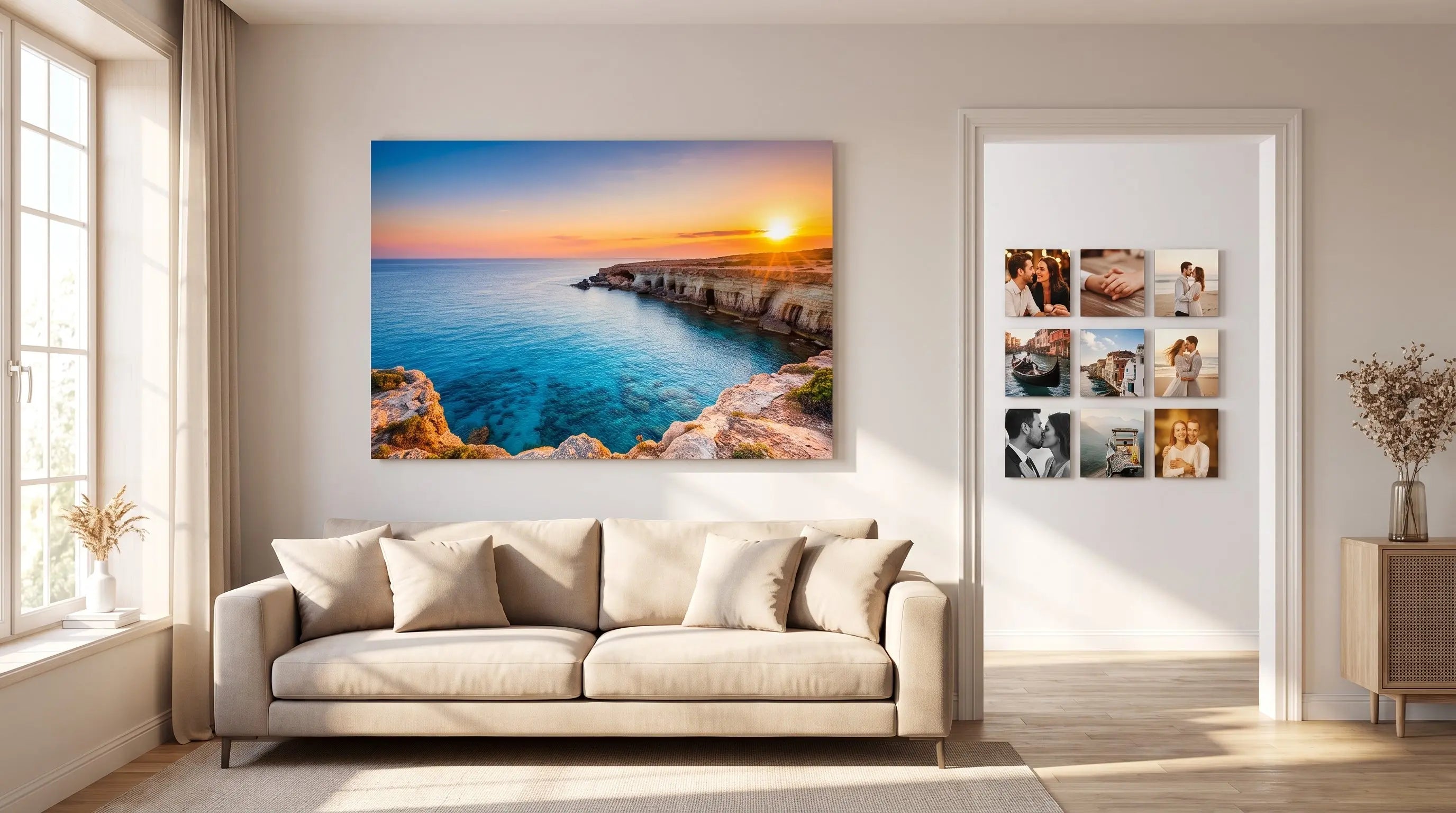 Displaying Travel Photos in Your Home: Finding the Perfect Size & Layout for Every Room