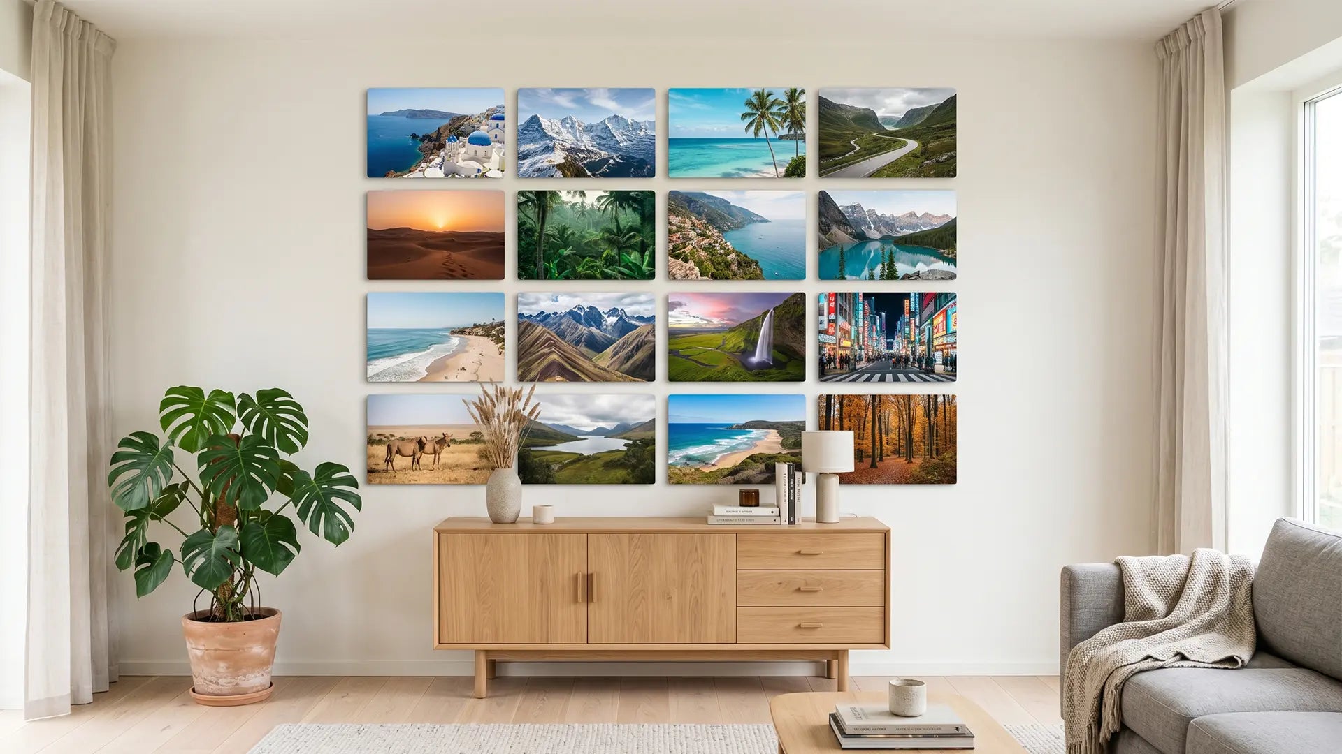 How to Create a Gallery Wall Without Drilling or Holes