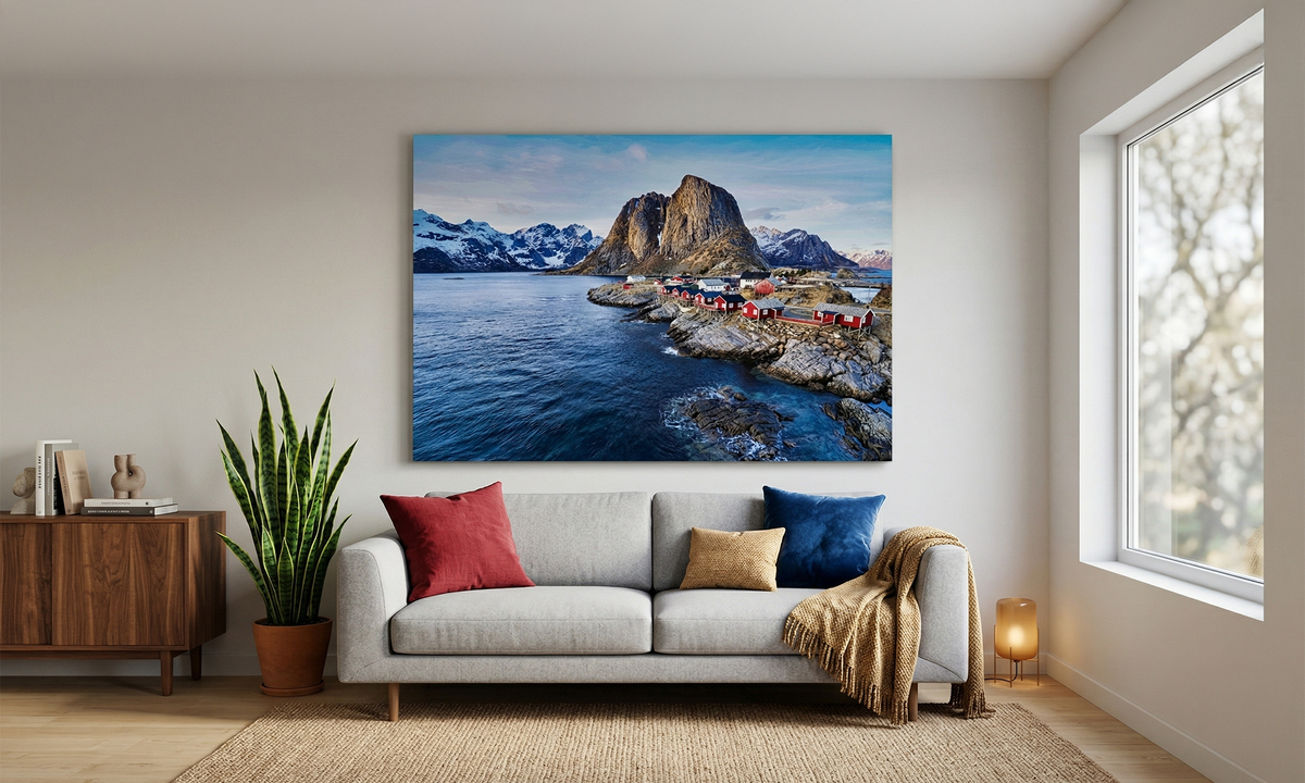 View of Hamnøy, Lofoten, Norway