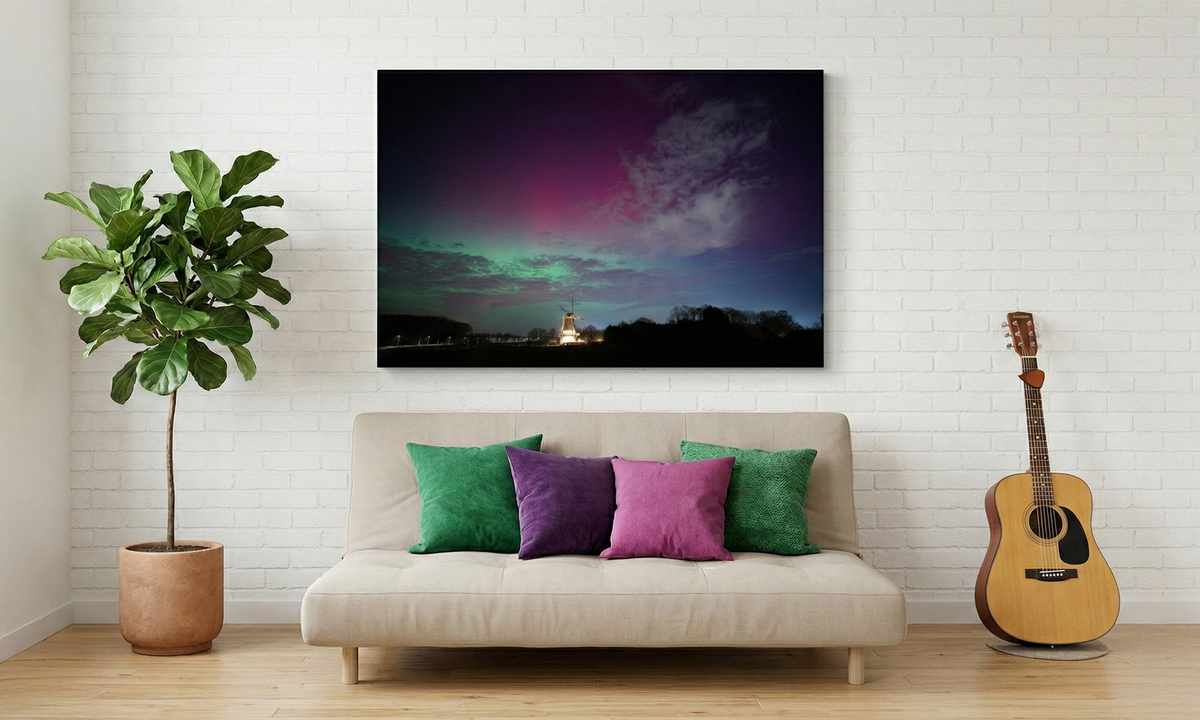 Celestial Glow Over the Mill