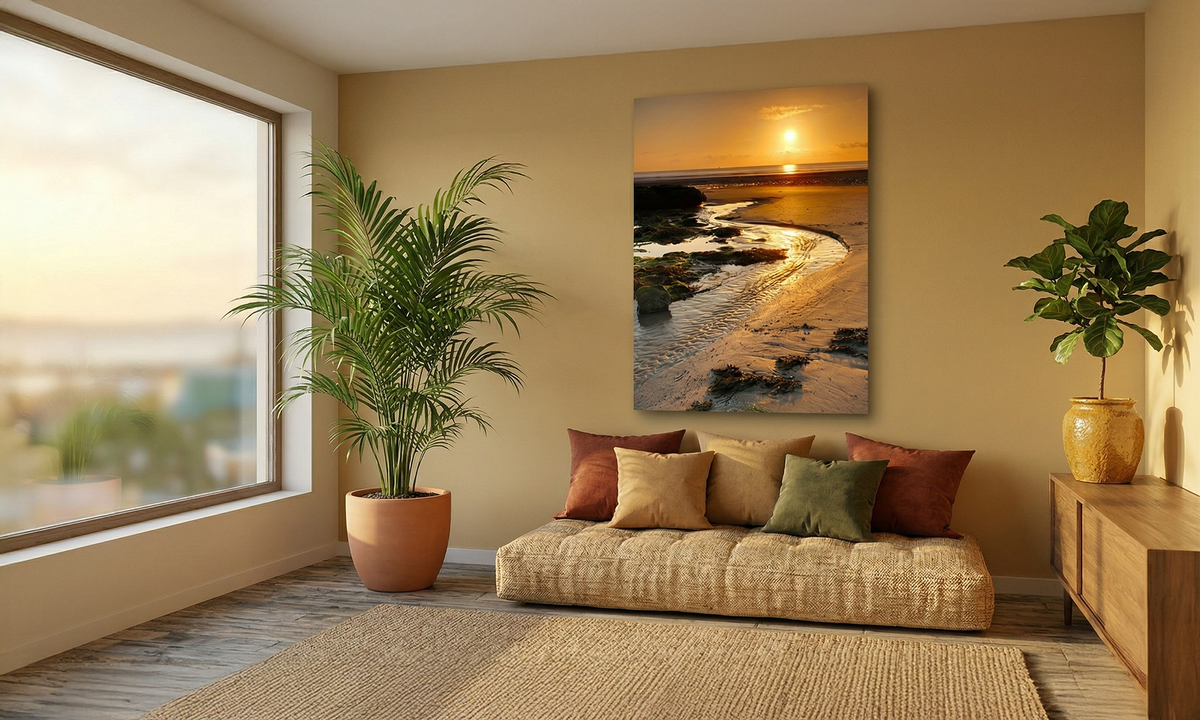 Sunset at the Opal Coast